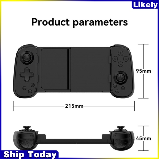 Tay Cầm Chơi Game Không Dây Kéo Dài D6 Cho IPhone Android