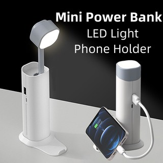 Pin sạc dự phòng 5000mah mini có đèn led và cổng usb cho iphone xiaomi huawei