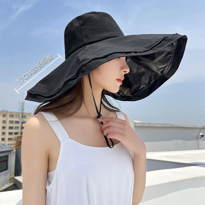 Nón Tai Bèo Vành Rộng Chống Nắng Thời Trang Mùa Hè Cho Nữ