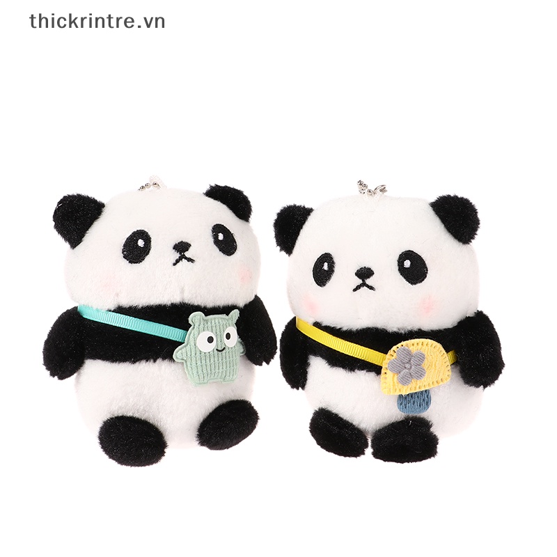 Móc Khóa Hình Gấu Trúc Nhồi Bông Đáng Yêu