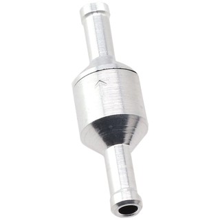 Non-return valve one-way 6/8/10 / 12mm auminium head check valve chrome inline