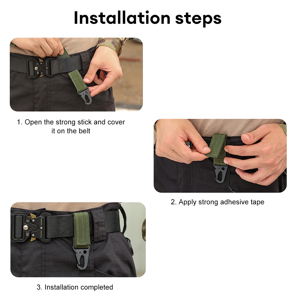 Móc Kẹp Thắt Lưng Bằng Nilon Tiện Dụng