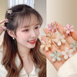 Kẹp tóc hình hoa đính pha lê phong cách hàn quốc đơn giản cho nữ