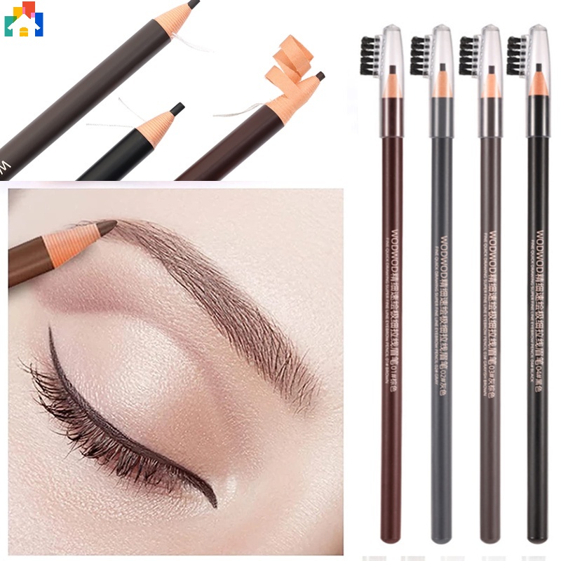 Bút Chì Kẻ Lông Mày WODWOD 3D Siêu Mịn Tự Nhiên Kháng Nước Không Nhòe Có 4 Màu Để Chọn Lựa