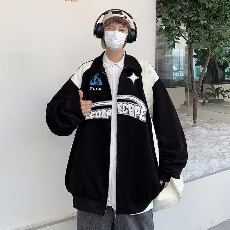 Áo Khoác Cardigan Dáng Rộng Hợp Thời Trang Cho Nam