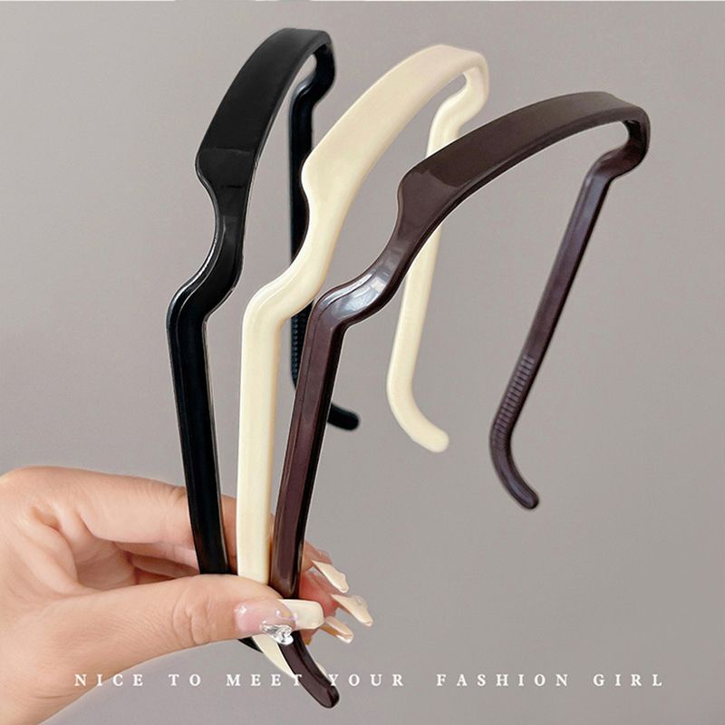 Băng Đô Cài Tóc Dày Hình Mắt Vuông Thời Trang Cho Nữ