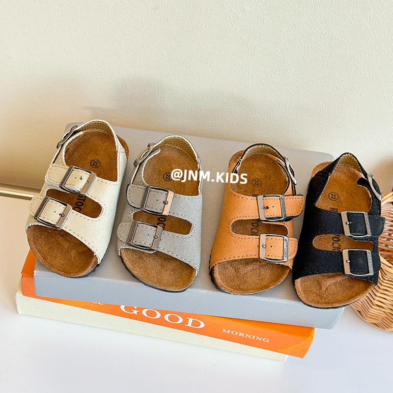 Giày Sandal Birkenstock Hở Ngón Thời Trang Mùa Hè Hàn Quốc Dành Cho Bé Trai Và Bé Gái 3 Tuổi