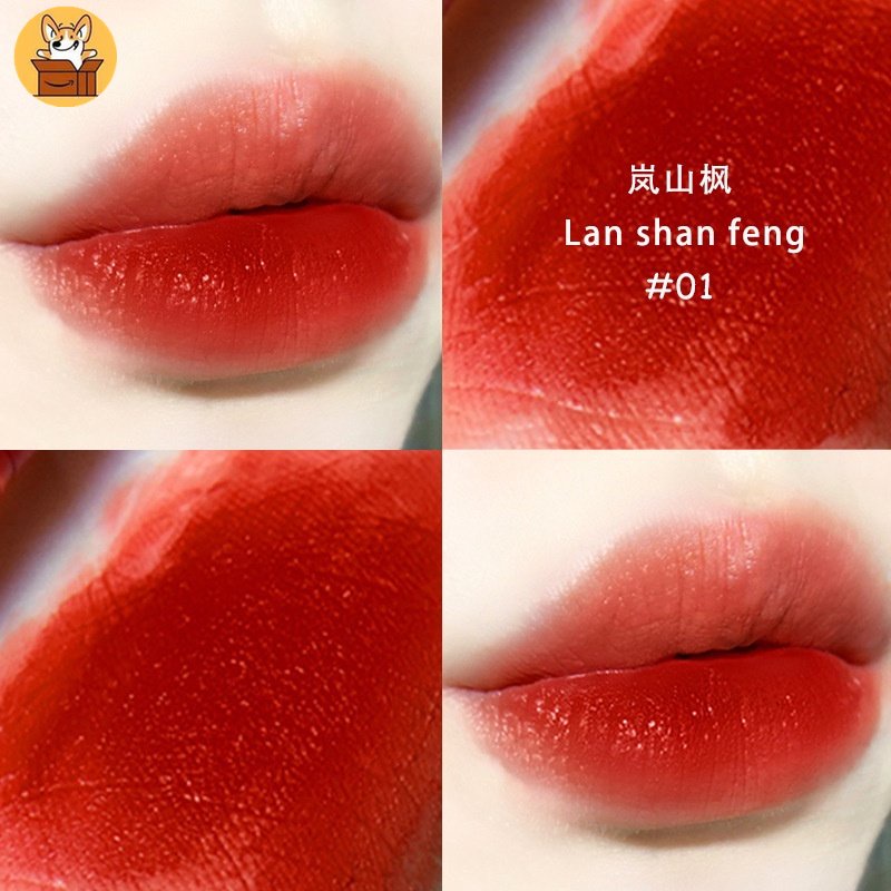 Son Tint Màu Lì & Vết Bẩn Nhung Hoàn Thiện Và Cà Chua - Không Phai Màu Dưỡng Ẩm