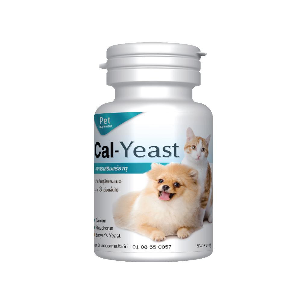 DAISUKI Cal - Yeast viên uống canxi dưỡng lông và da cho chó mèo 🐶 FREE SHIP 🐶 Canxi cho pet trên 3 tháng tuổi