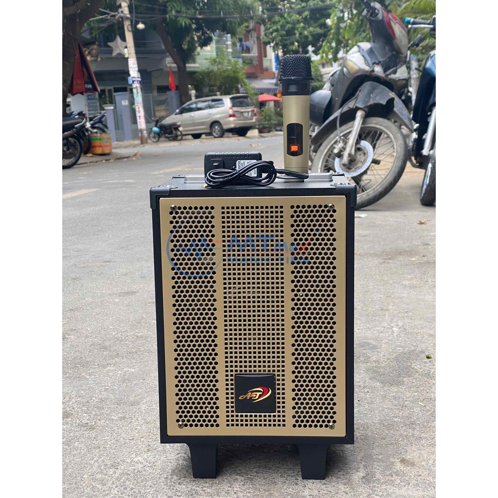 Loa Karaoke Di Động AT T8, Bass 20, Tặng 1 Micro Không Dây