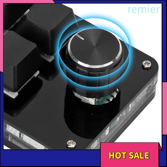Re 6 phím usb bàn phím tùy chỉnh nút âm lượng núm lập trình macro game photoshop bàn phím cơ hoán đổi nóng