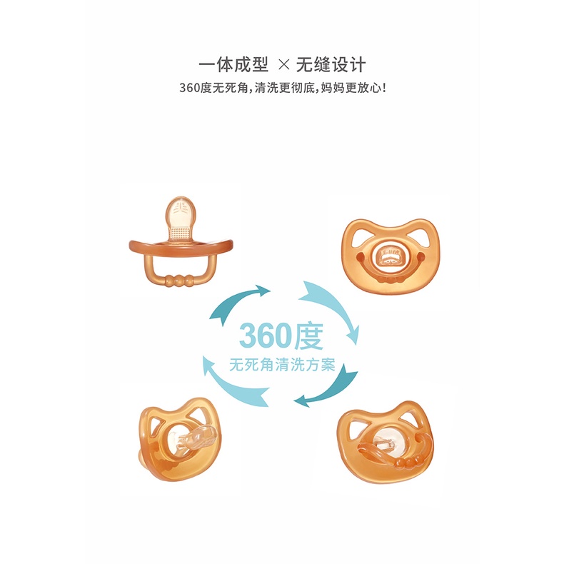 Núm Ti Giả Bằng Silicon Siêu Mềm Cho Bé Sơ Sinh Kèm Hộp Đựng