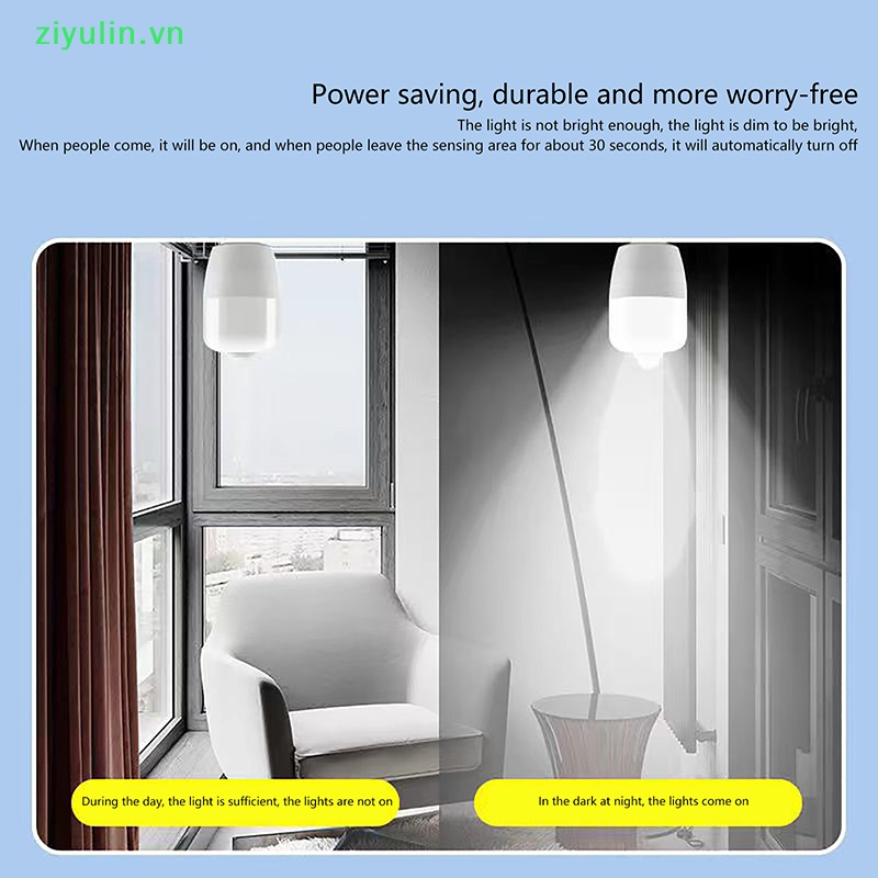 Bóng Đèn led Cảm Biến Chuyển Động Thông Minh 6w 9w 13w e27 220v
