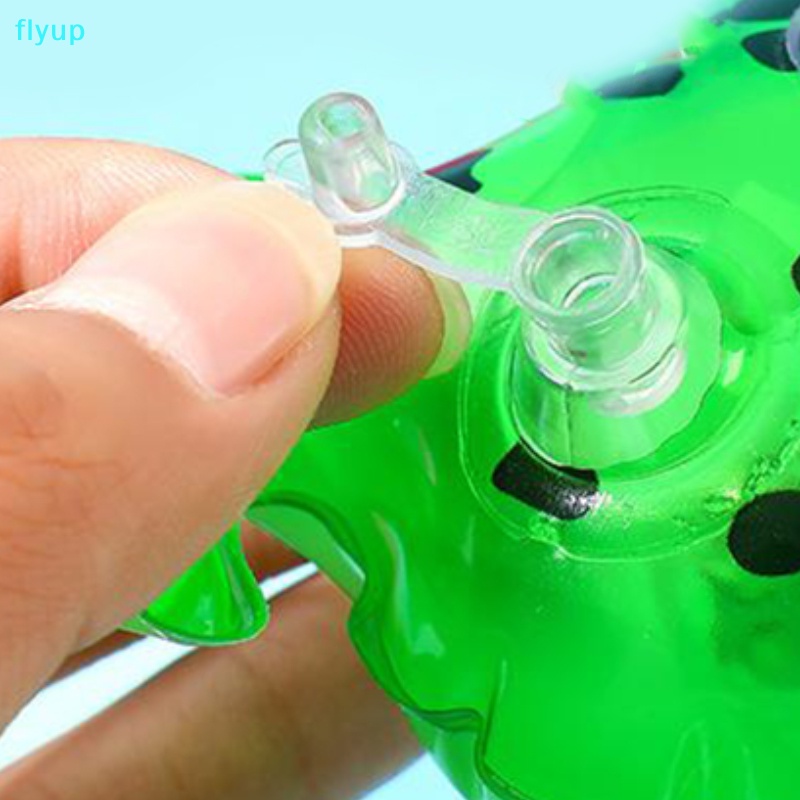 1 Bong Bóng Bơm Hơi Hình Ếch Phát Quang Kích Thước 11 / 20cm Trang Trí Tiệc