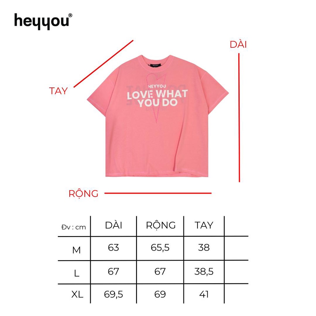 Áo thun Heyyou! Love Yourself