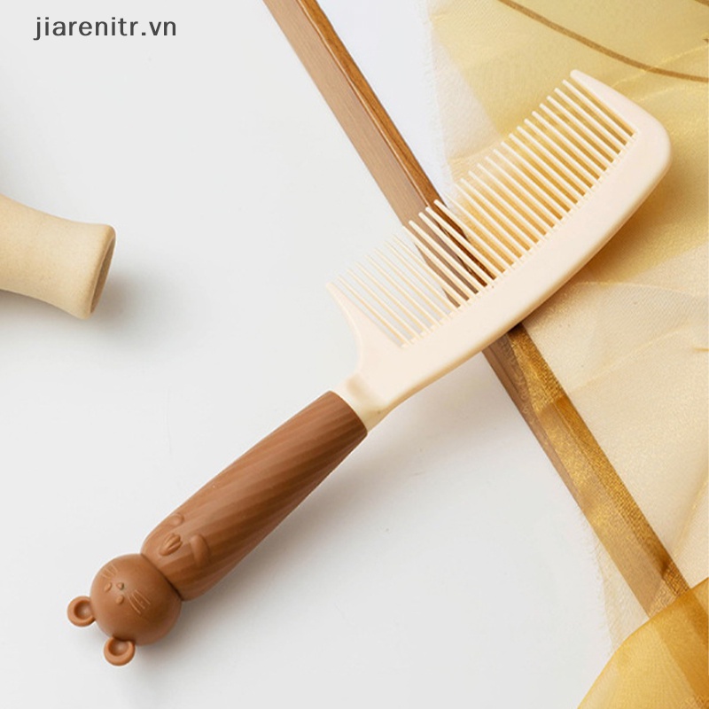 Ji Bộ Gương Trang Điểm Cầm Tay Không Góc massage Đầu Không Thắt Nút Hình Bia Dễ Thương Cung Cấp Điện vn