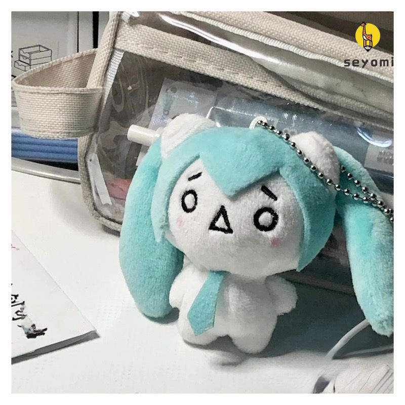 Mới Móc Khóa Búp Bê Hatsune Miku Nhồi Bông Xinh Xắn