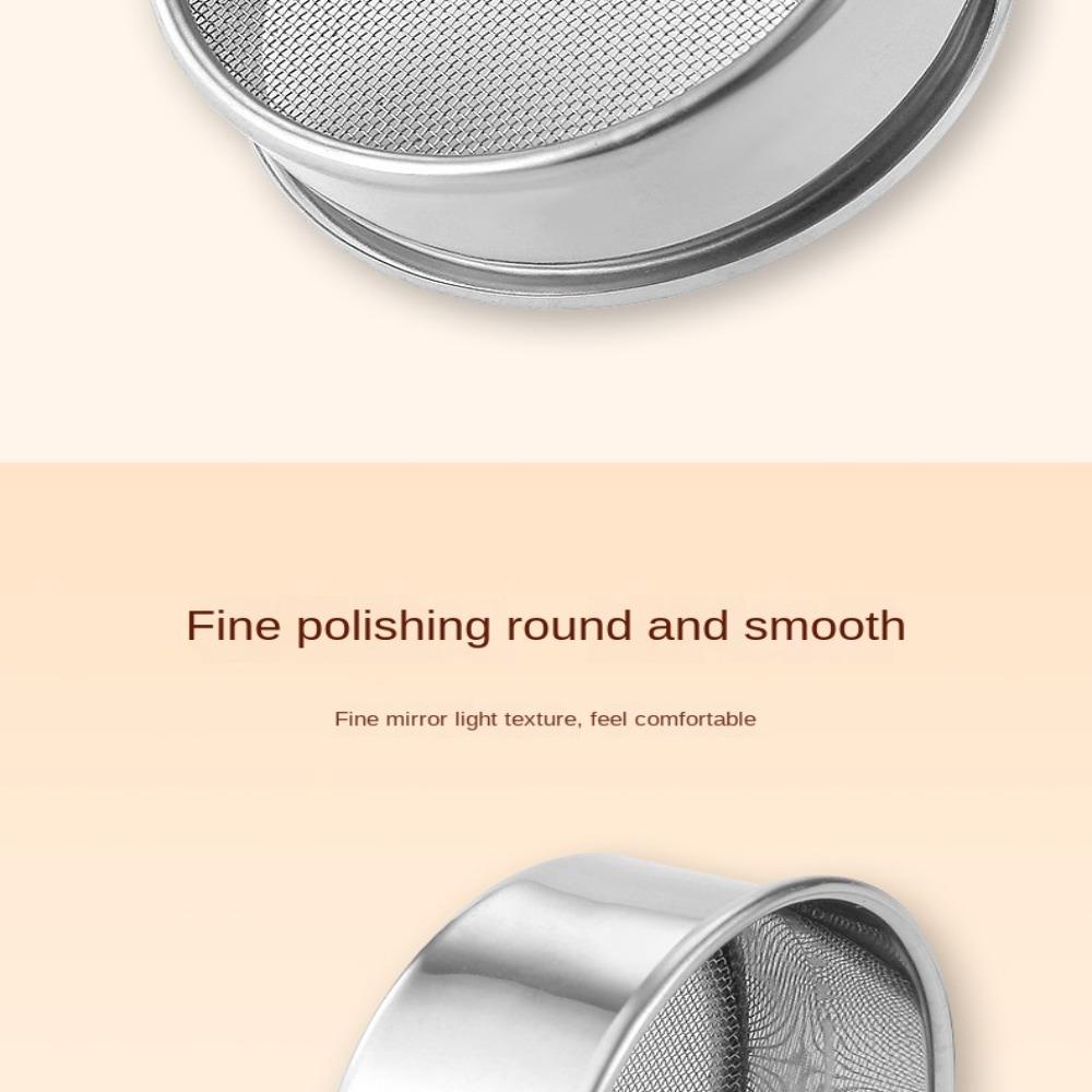 Rây bột CONOPERY đường kính 2.5 inch bằng thép không gỉ có tay cầm mini dùng làm bánh cho nhà bếp