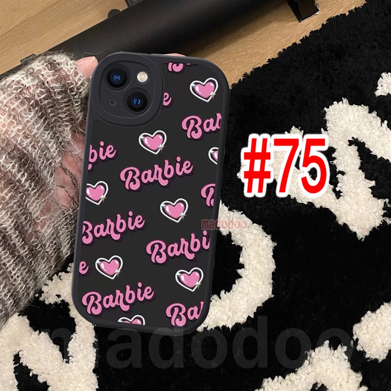 Cute Princess Barbie Series Cartoon Soft Casing Realme C53 C55 C35 C31 C30 C30S C21 C17 C15 C12 C25 C25S C21Y C25Y C20 C11 2021 Narzo 20 30A 8 7 7I 6 6S 5i 5s 5 2 Pro C1 U1 X XT ins Oval Pink compassion Fine Hole Phone Case XPN 75