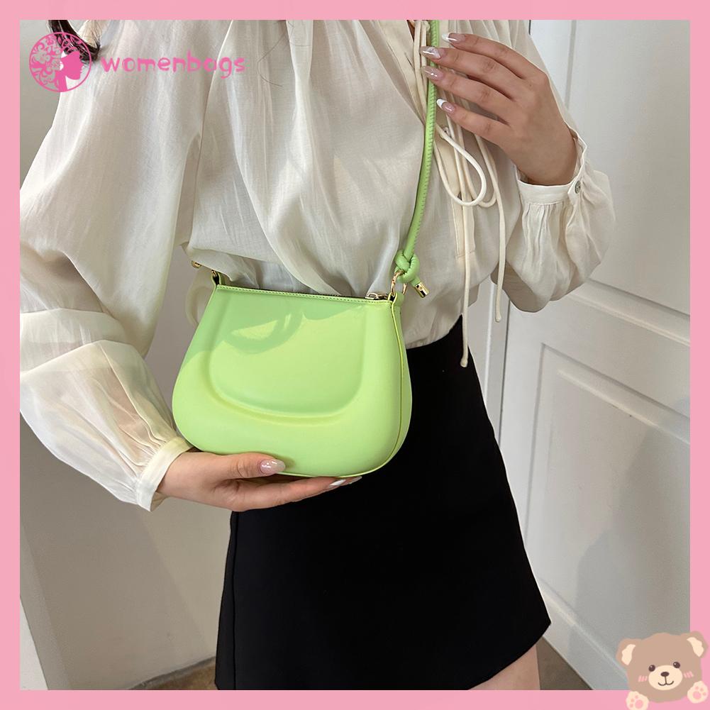 Túi Xách Da PU Kẹp Nách Màu Trơn Thanh Lịch Thời Trang Mùa Hè Cho Nữ