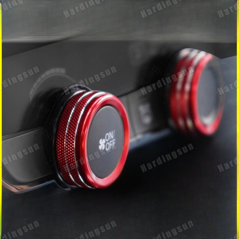 Vòng Dán Bảo Vệ Công Tắc Khởi Động Máy Lạnh Xe Hơi Honda City GN / Hatchback 2020-2022 Bằng Hợp Kim Nhôm