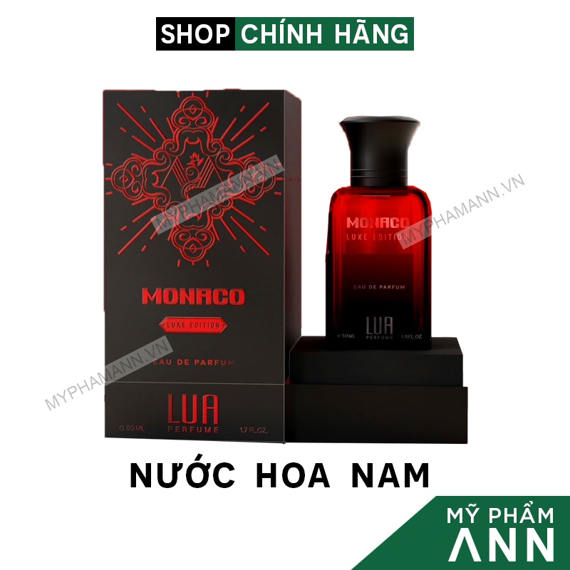 Nước Hoa Nam Monaco Men Luxe Edition LUA Perfume 50ml - Nước Hoa Phương HHL Chính Hãng