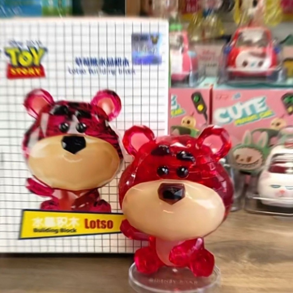 Đồ Chơi Khối Lắp Ráp Mô Hình Nhân Vật Disney Gấu Buzz Lightyear Ba Mắt Trong Phim Toy Story