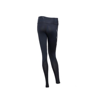Quần Bó 2XU Women's Run Mid-Rise Dash Comp - Black/Silver Reflective