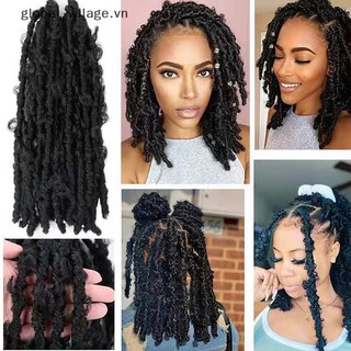 [global _ village] Móc tay cầm tre móc đôi dreadlock cho kiểu tóc dreadslock [vn]