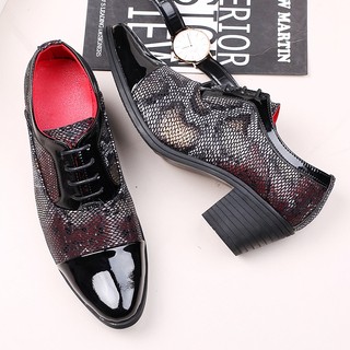 Ren up wedding trang trọng 38-44 sự nghiệp công sở giày cao gót giày cao gót giày da tăng chiều cao 6cm giày nam