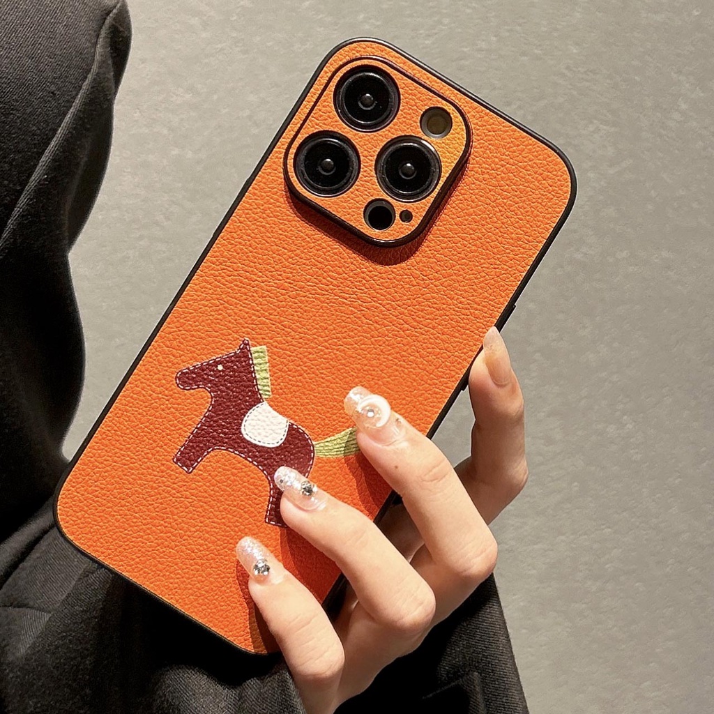 Bao Da Điện Thoại Chống Sốc In Hình Ngựa Hoạt Hình Dễ Thương Cho iphone 14promax 13 12 11 14promax 13 12