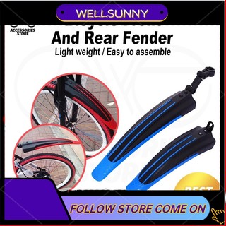 FENDER 2 cái mtb bike mud guard bike chắn bùn xe đạp chắn bùn sau xe đạp chắn bùn cho xe đạp chắn bùn có thể tháo rời