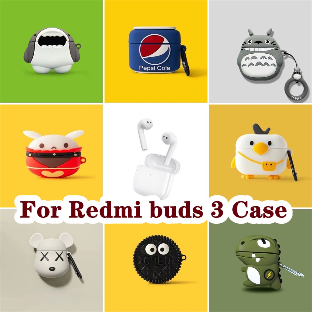 Giao hàng nhanh chóng đối với redmi buds 3 case creative cartoon ba lô duck đối với redmi buds 3 vỏ bọc tai nghe mềm