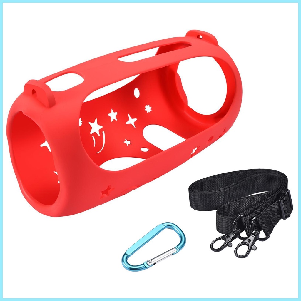 Vỏ bảo vệ silicone cho jbl pulse 5 hộp đựng loa du lịch hộp đựng phong cách cổ điển với dây đeo vai có thể giặt được tdevn