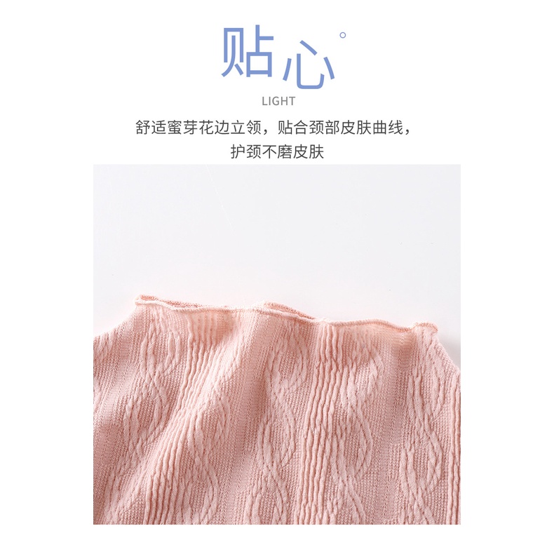 80-150cm Thời Trang Bé Gái Mật Ong Giá Treo Ren Cổ Áo Thu Đông Phong Cách Mới Trẻ Em Jacquard Dài Tay Áo Thun Trung Nhỏ Trẻ Em