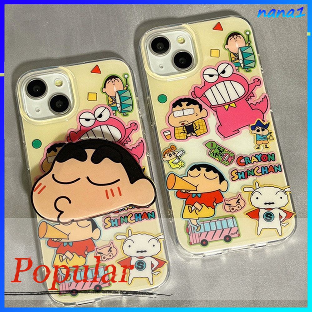 Cartoon cute crayon shin-chan ốp lưng bảo vệ điện thoại di động thích hợp cho iphone x / xs / xr max iphone 11/12/13/14 pro / pro max plus