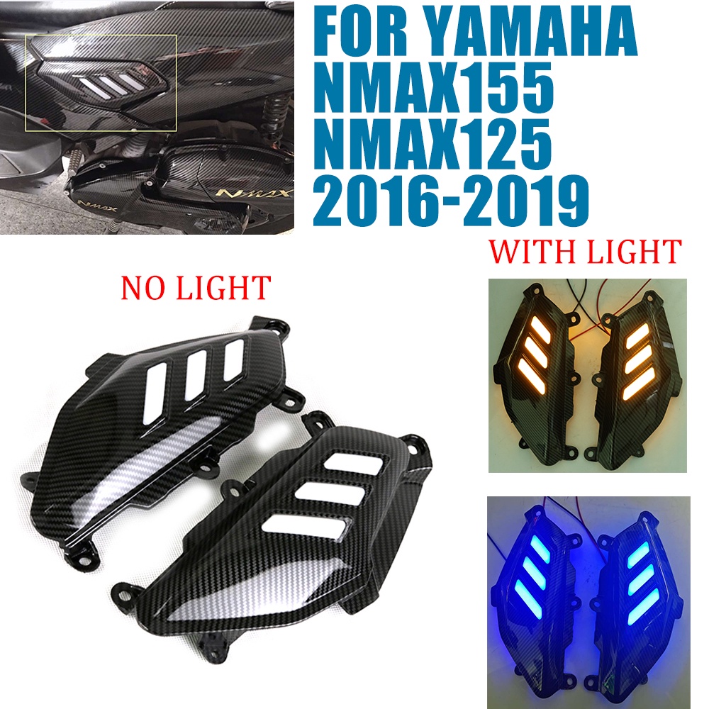 Xe Máy Nmax155 Phía Sau Bên Bảo Vệ Có Đèn Bảo Vệ Nắp Dành Cho Xe Yamaha Nmax 155 Nmax125 N MAX 125 M
