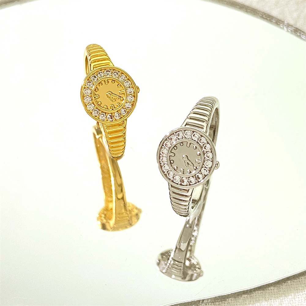 Đã sẵn sàng cổ phiếu hợp thời trang đồng hồ zircon nhẫn cho phụ nữ nam giới đồng hồ sáng tạo nhẫn mở có thể điều chỉnh quà tặng bên hàng mới về 2023 đồ trang sức cặp đôi