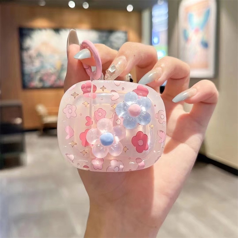 Vỏ airpods Three-dimensional hyun ya flower thích hợp cho airpods1 / 2 3 pro pro2 earphone set vỏ bảo vệ bluetooth không dây air pods pro 3 earphone protective case