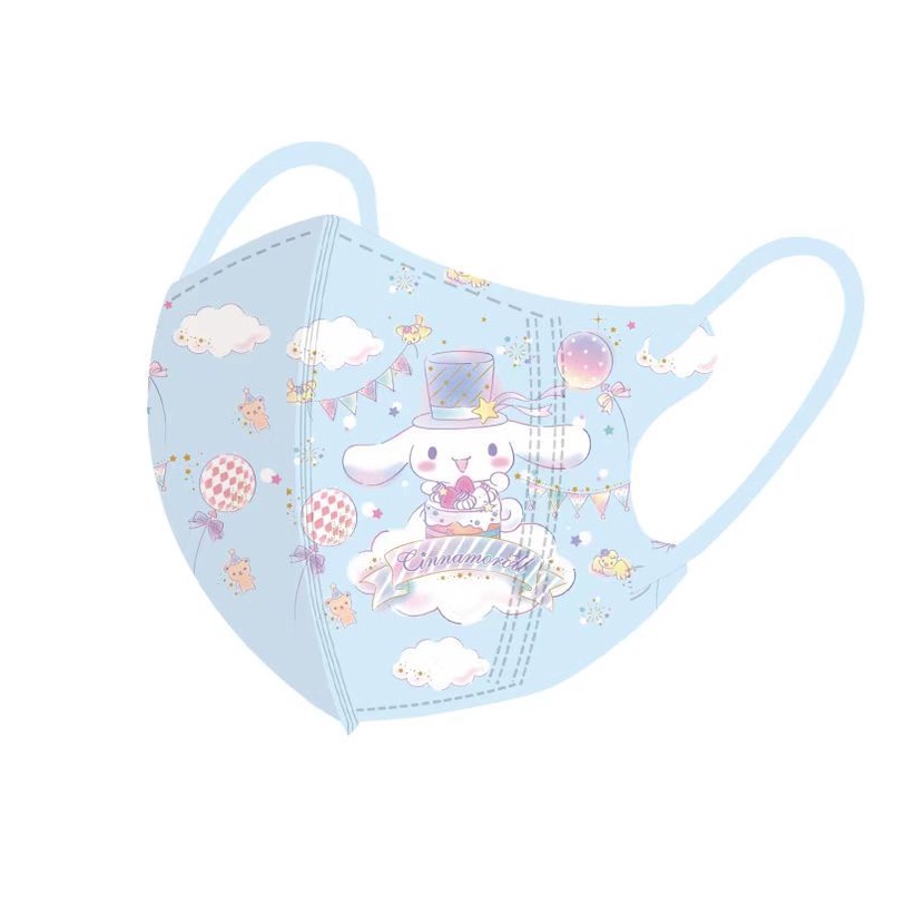 SANRIO Bộ 30 Khẩu Trang Chống Bụi In Hoạt Hình kuromi cinnamoroll 3d Dành Cho Trẻ h0042