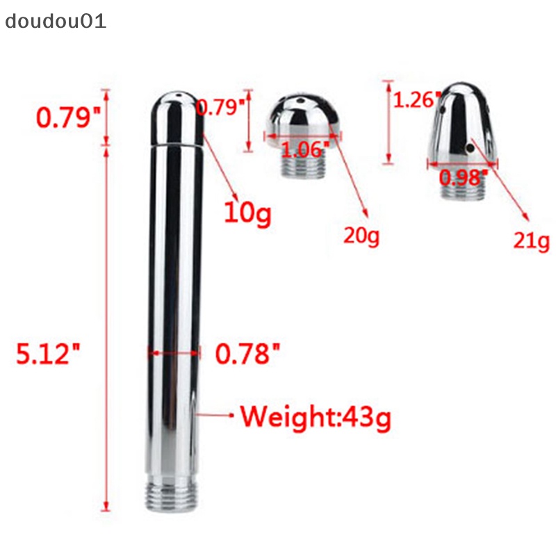 Vòi sen enema water nozzle 3 style head anal douche vaginal clean kit cleaner