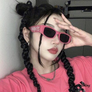 Kính râm chữ sf-punk được cá nhân hóa kính râm vuông hip-hop phóng đại bảo vệ uv400 kính râm phân cực cho phụ nữ và nam giới