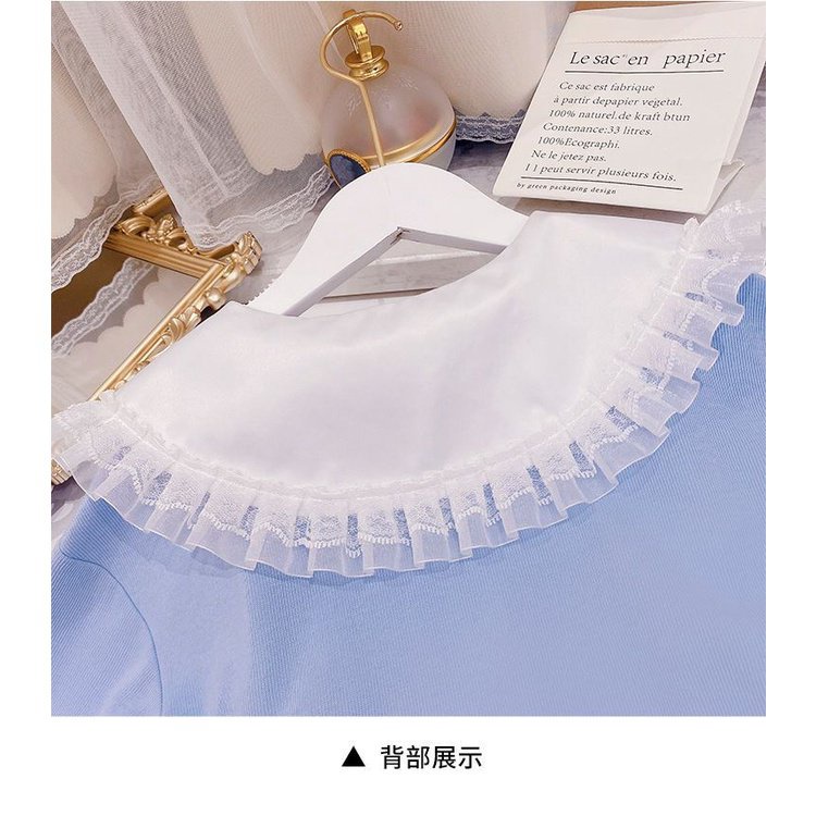 Nơ preppy style two-piece phiên bản hàn quốc váy xếp ly trẻ em quần áo mùa xuân vừa lớn phong cách mới 2023 áo len cho bé gái phù hợp với lhzn