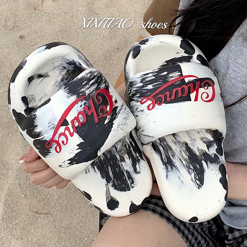 Prowow❤Dép Sandal eva Đế Dày Chống Trượt Phong Cách Thời Trang Đường Phố Dành Cho Cặp Đôi