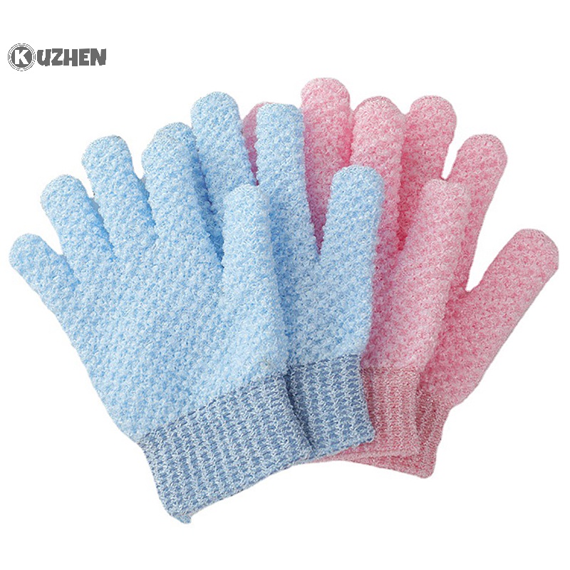 Kuzhen 1 cái tắm để lột tẩy tế bào chết Găng tay đi tắm tẩy tế bào chết găng tay massage body scrub hot
