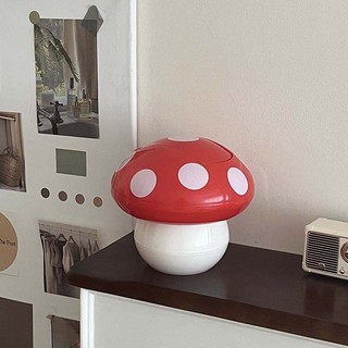 Thùng rác để bàn hình nấm mini thùng rác để bàn thùng rác tạp hóa hộp đựng giấy
