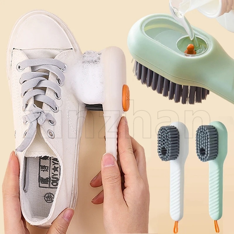 Bàn Chải Vệ Sinh Giày Đa Năng Chất Lượng Cao Tay Cầm Dài / Cọ Mềm Tự Động