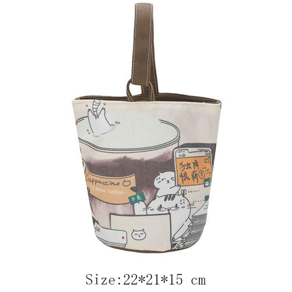 UUMIR xách tote UUMIR kẹp nách sức chứa lớn màu trơn in hoạt hình cho nữ