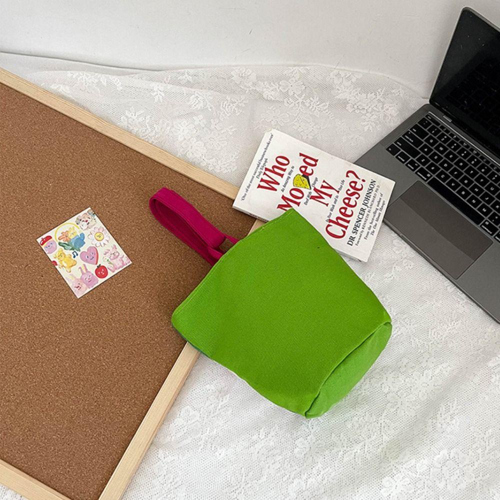 Ofular Túi vải Đeo Chéo Màu Trơn In Họa Tiết Hoạt Hình Phong Cách Tối Giản Thời Trang Cho Nữ