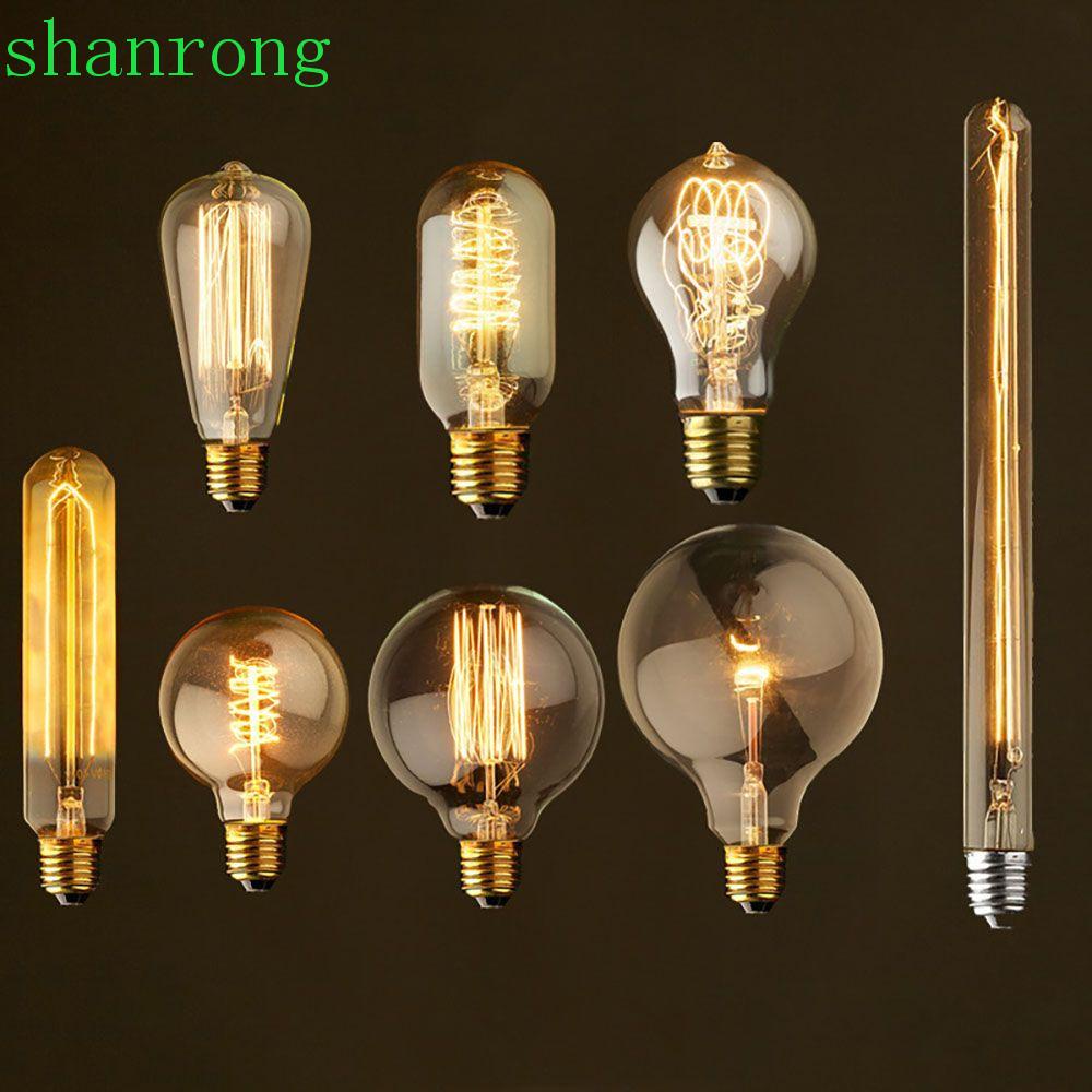 Bóng đèn sợi đốt shanrong 1 chiếc 40w có thể điều chỉnh độ sáng an toàn xoắn ốc / ổn định đèn ấm thiết bị ánh sáng